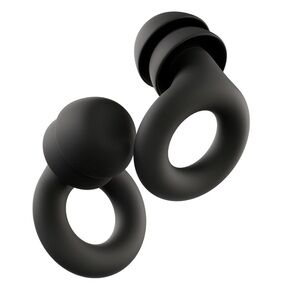Loop Quiet 2 Plus Ear Plugs with Double Tips Black